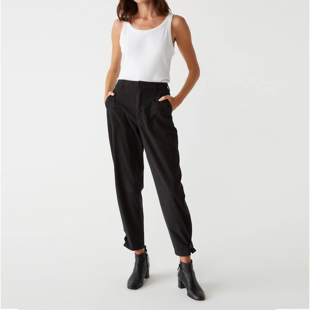 NEW MICHAEL STARS maxine twill convertible pants in black
